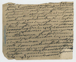 Manoscritto frammentario di Andrea Dessette (attr.)