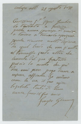 Lettera di Giacomo (...)esio