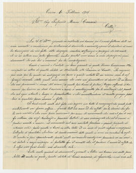 Manoscritto di Domenico Gazzera