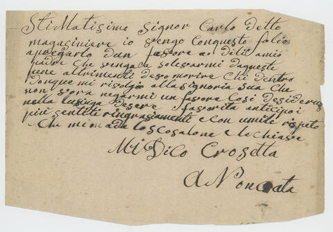 Original Oggetto digitale not accessible