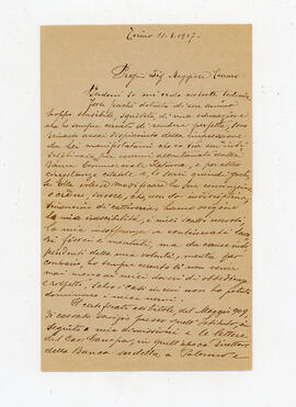 Manoscritto di Francesco Ricca