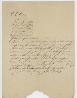 Manoscritto di Achille Agnoletti