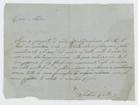 Manoscritto di Carlo Scabini