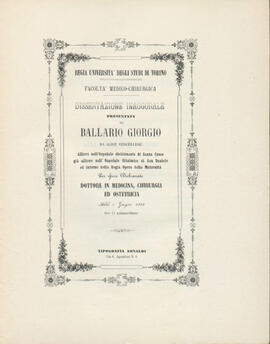 Tesi del 1862
