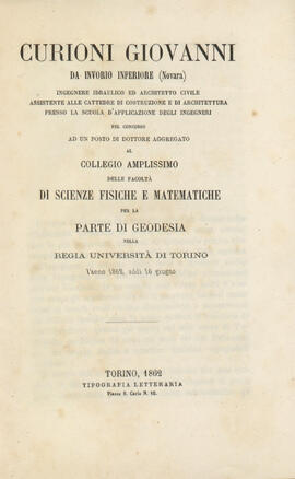 Tesi del 1862