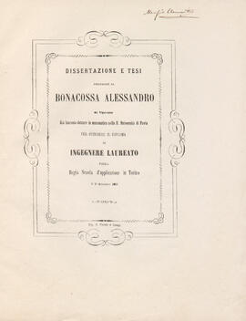 Tesi del 1863