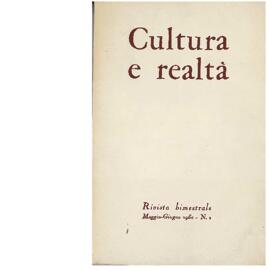 Cultura e realtà