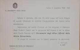 Inaugurazione anno accademico