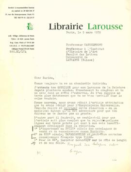 Voce Attribution per il Petit Larousse de la peinture