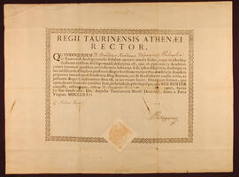 Matricola di Benedetto Reordino