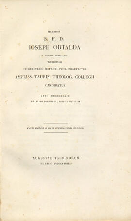 Tesi del 1839