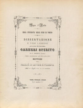 Tesi del 1862