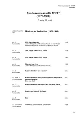 Fondo musicassette
