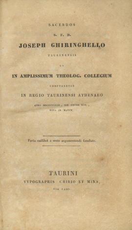 Tesi del 1833