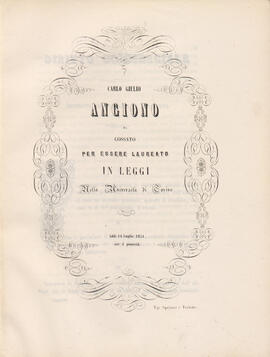 Tesi del 1854