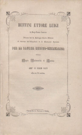 Tesi del 1852