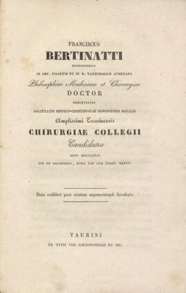 Tesi del 1829