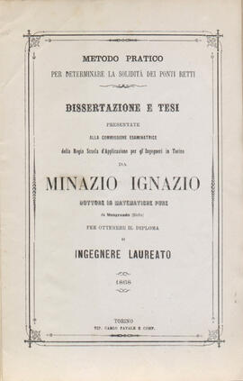 Tesi del 1868