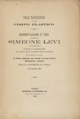 Tesi del 1869