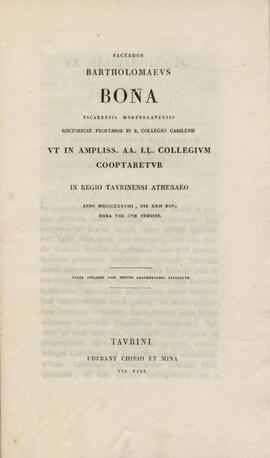 Tesi del 1838