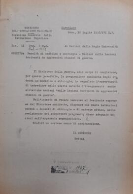 Iniziative in ambito medico