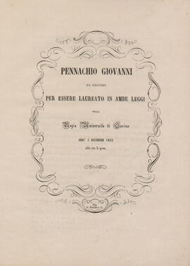 Tesi del 1853